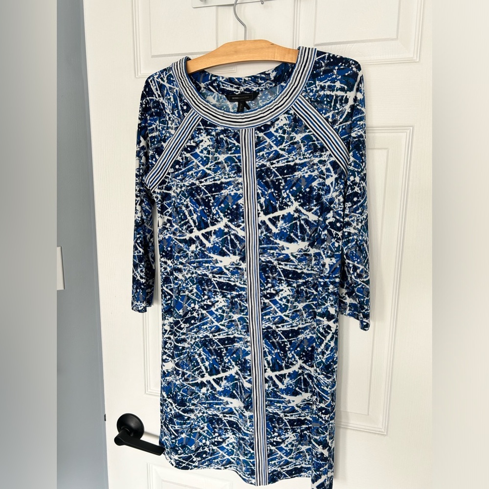 BCBGMAXAZRIA Kristen Patterned Dress
